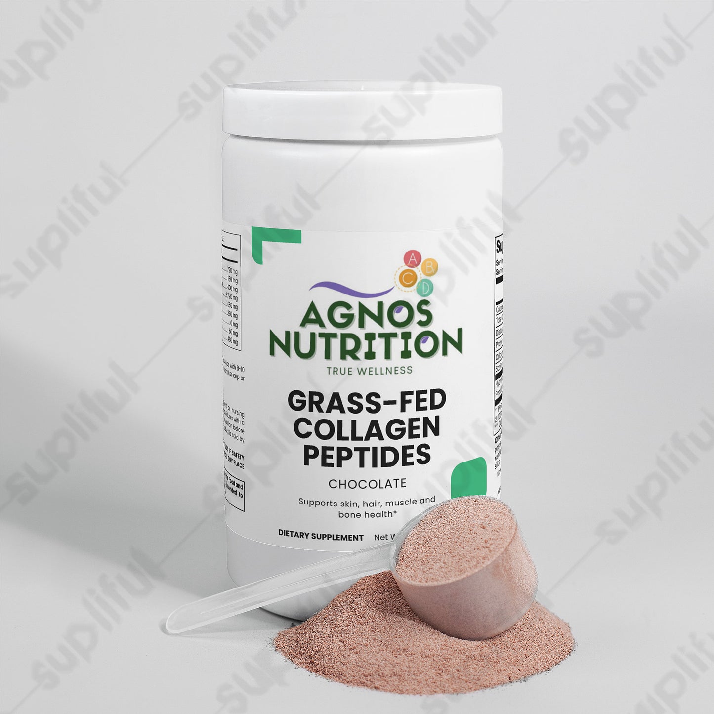 GRASS-FED COLLAGEN PEPTIDES POWDER (CHOCOLATE)