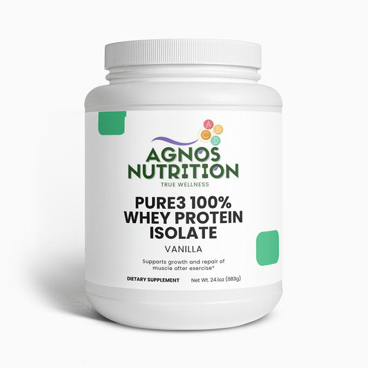 PURE 3 100% WHEY PROTEIN ISOLATE (VANILLA)