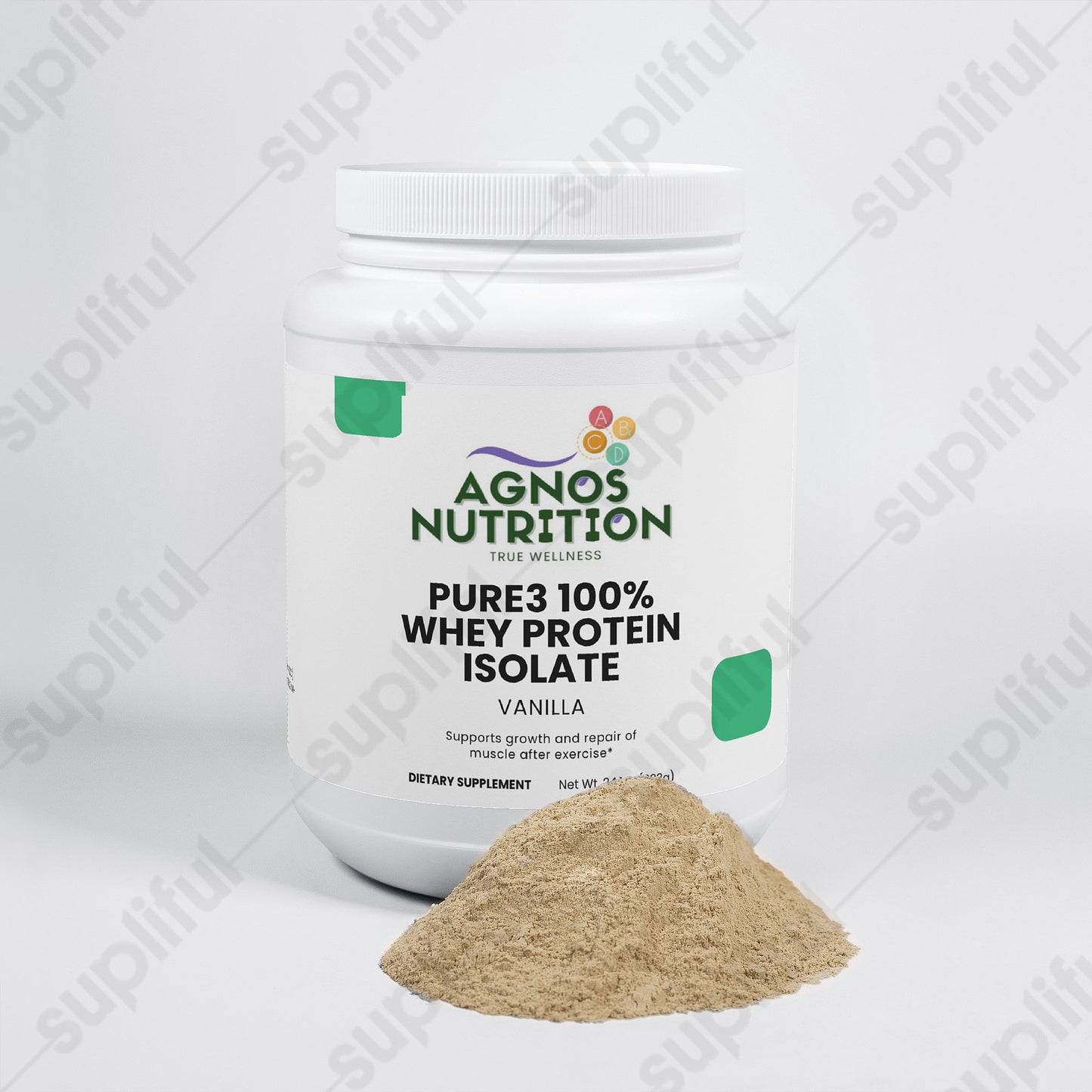 PURE 3 100% WHEY PROTEIN ISOLATE (VANILLA)