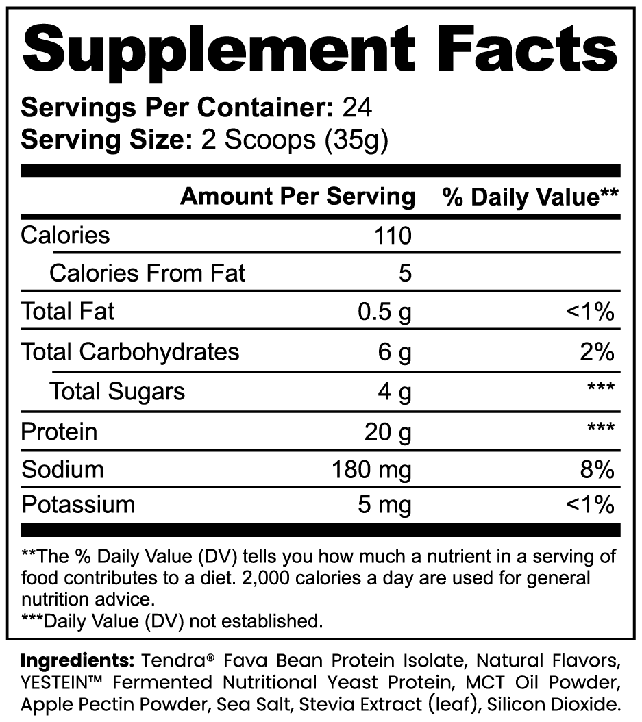 PLANT PROTEIN (VANILLA)